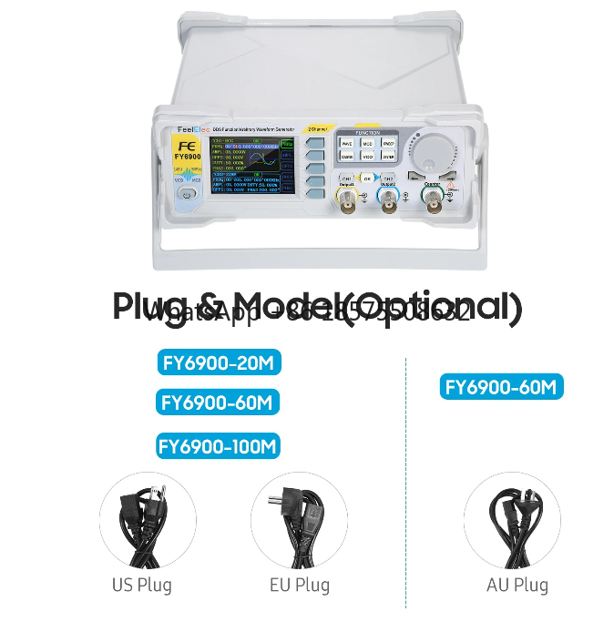 Dual Channel Arbitrary Waveform Function Generator 60Mhz - 60MHz Function Signal Generator Digital DDS