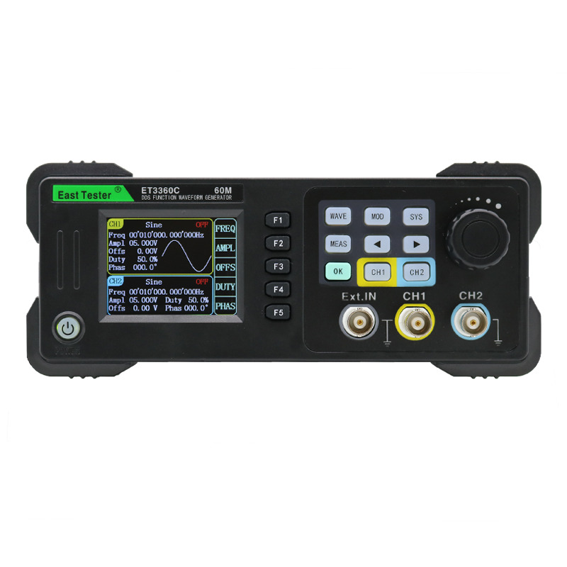 Dual Channel Arbitrary Waveform Function Generator 60Mhz - East Tester ET3320C ET3340C ET3360C 20MHz/40MHz/60MHz