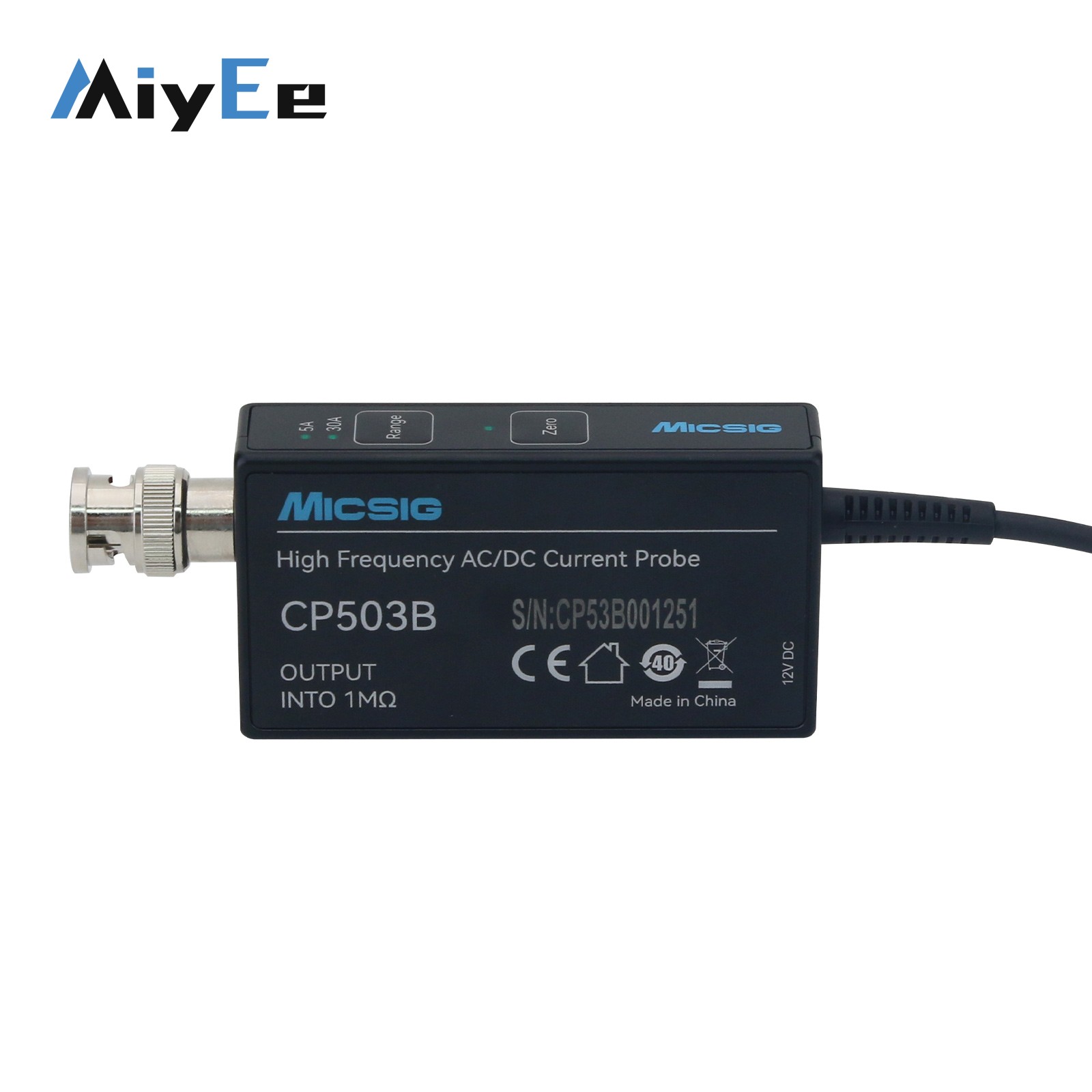 Micsig CP503B 50MHz 5A/30A Dua - Current Probe Ac Dc 50Mhz Oscilloscope 评论和价格