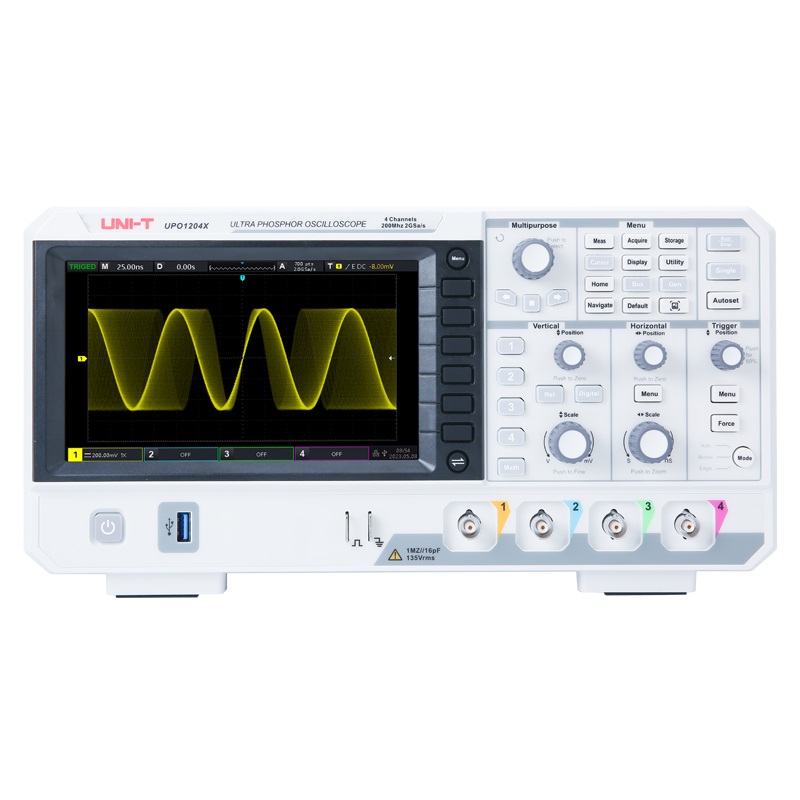 UNI-T UPO1104X 100MHz Digital  - Digital Storage Oscilloscope 4 Channel 100Mhz 评论和价格