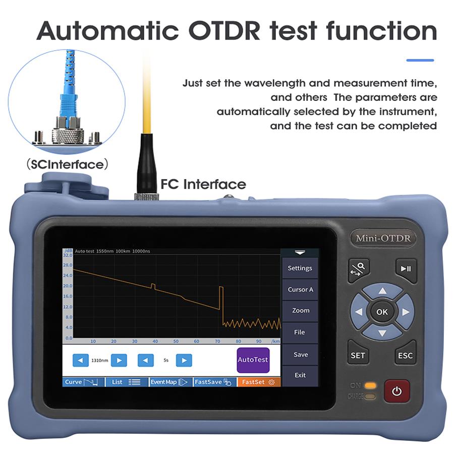 4.3 Inch Touch Screen MINI OTD - Optical Time Domain Reflectometer Otdr 1310 1550Nm 评论和价格