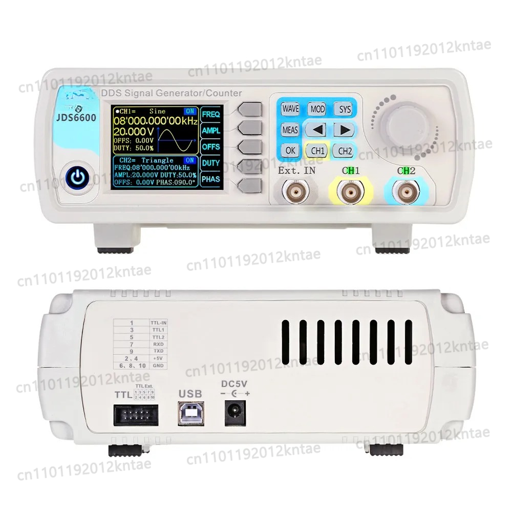 JDS6600 15/30/40/50/60MHz DDS  - Dual Channel Arbitrary Waveform Function Generator 60Mhz 评论和价格
