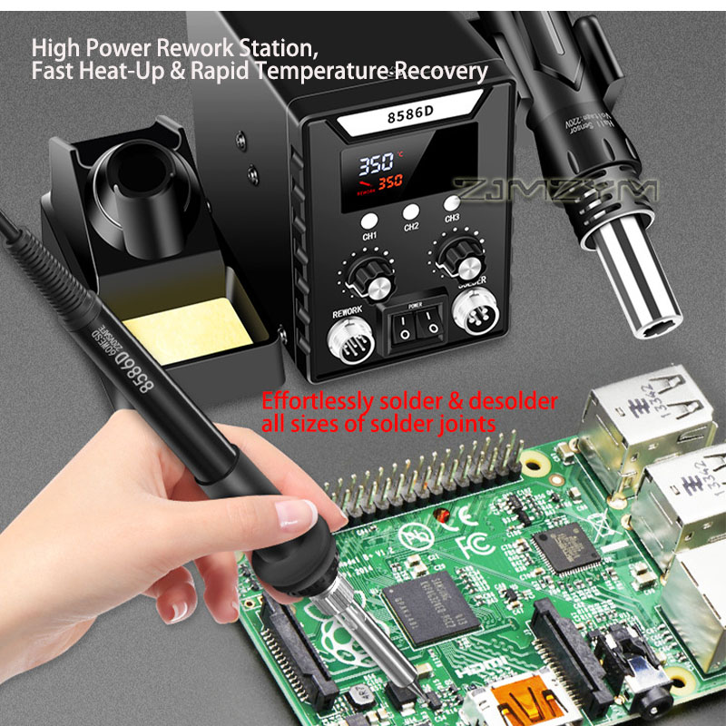 2 in 1 Hot Air Rework Station  - Smd Rework Station Hot Air Soldering 2 In 1 评论和价格