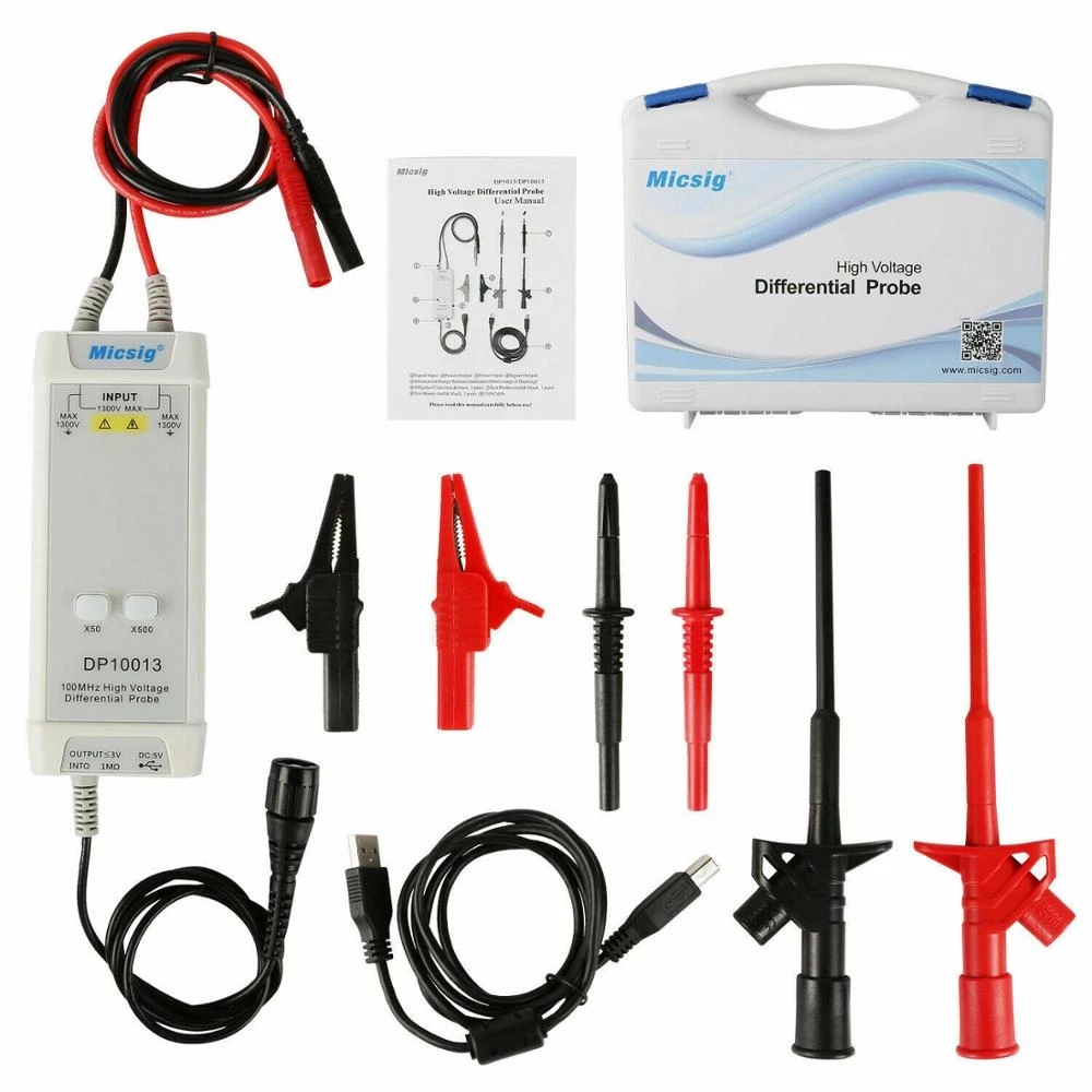 2025Micsig Oscilloscope 1300V  - High Voltage Differential Probe 100Mhz 1300V 评论和价格