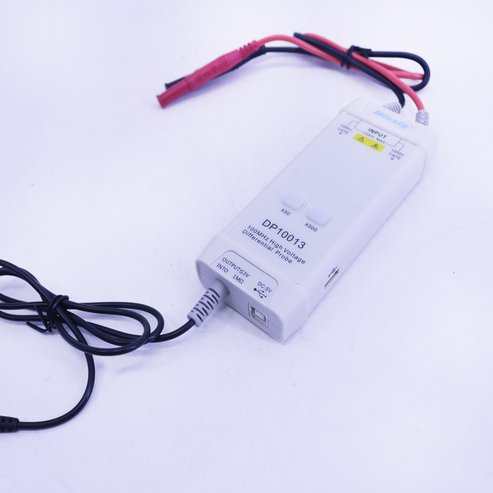 Micsig Oscilloscope  DP10013 1 - High Voltage Differential Probe 100Mhz 1300V 评论和价格
