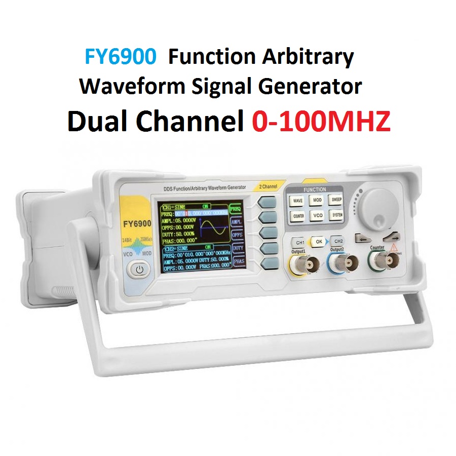FY6900 Digital Signal Generato - Dual Channel Arbitrary Waveform Function Generator 60Mhz 评论和价格