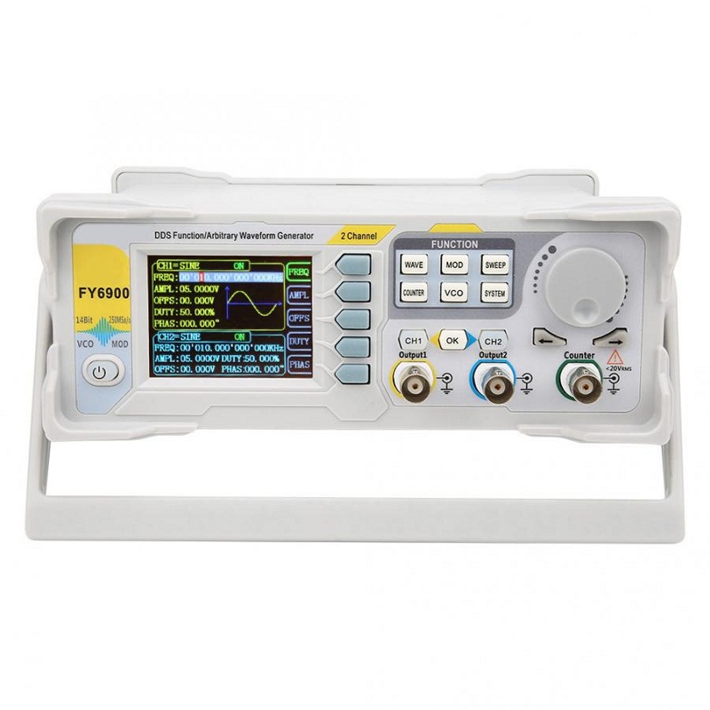 FY6900 Digital Signal Generato - Dual Channel Arbitrary Waveform Function Generator 60Mhz 评论和价格