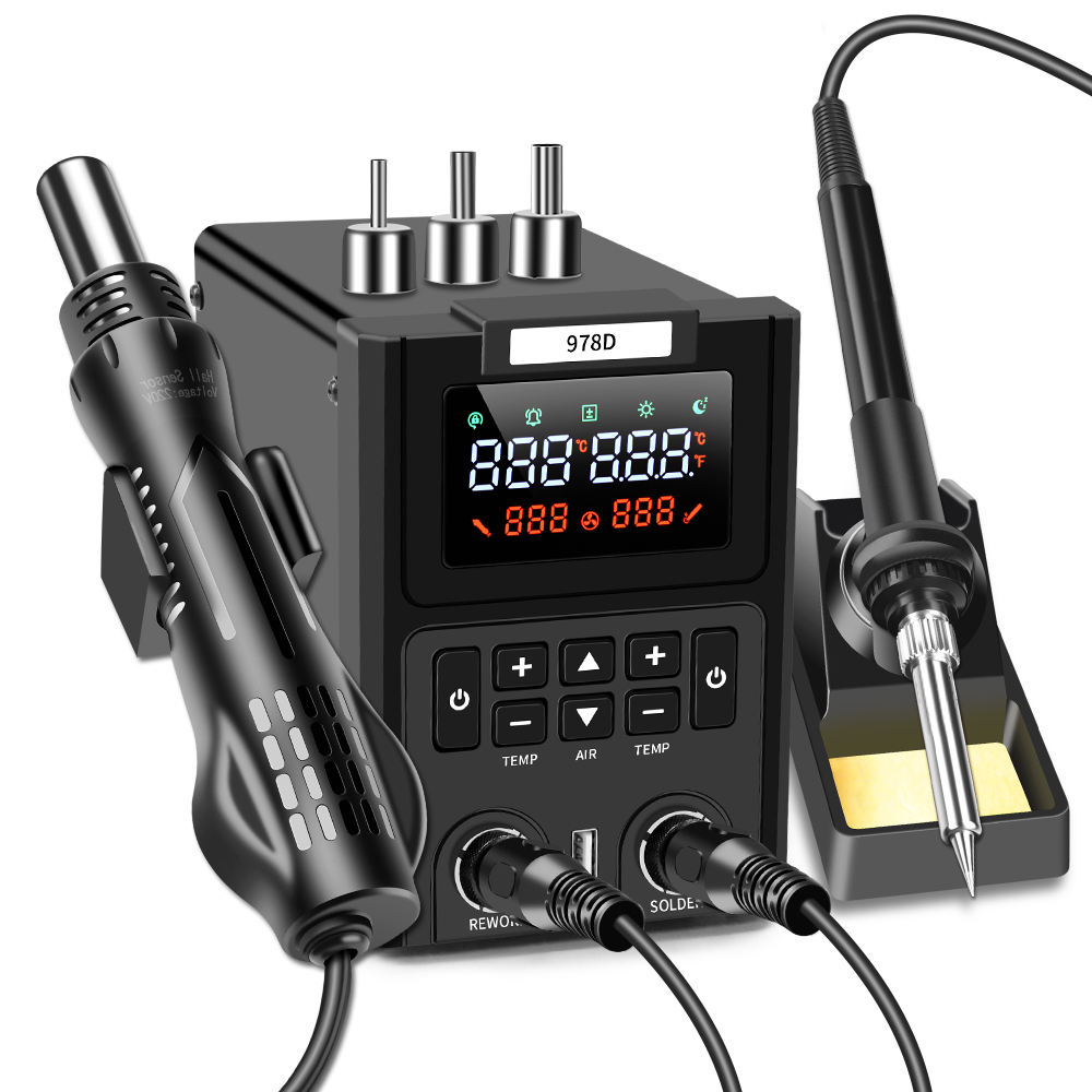 Dual LED Digital Displayings H - Smd Rework Station Hot Air Soldering 2 In 1 评论和价格