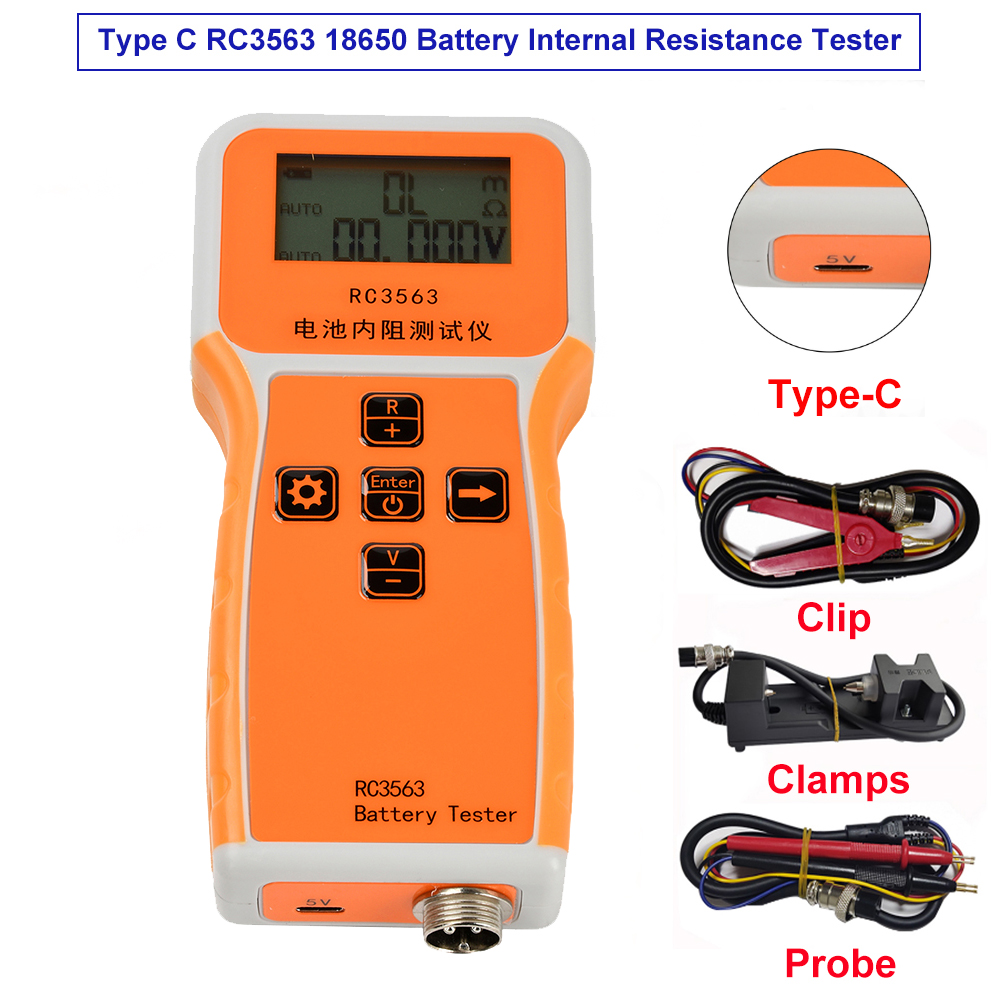 RC3563 18650 Battery Internal  - Battery Internal Resistance Tester Four Wire 评论和价格