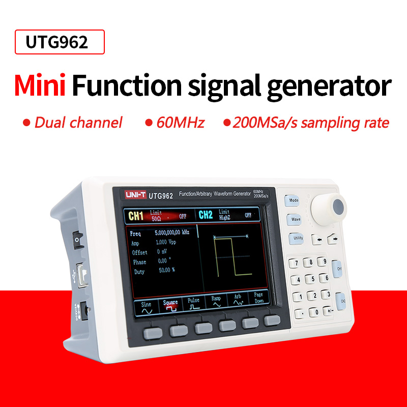 UNI-T UTG932E UTG962E Function - Dual Channel Arbitrary Waveform Function Generator 60Mhz 评论和价格