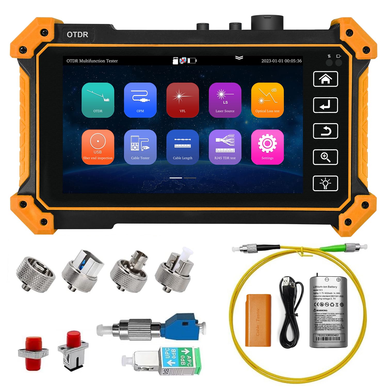 5.5 Inch OTDR Fiber Tester Opt - Optical Time Domain Reflectometer Otdr 1310 1550Nm 评论和价格