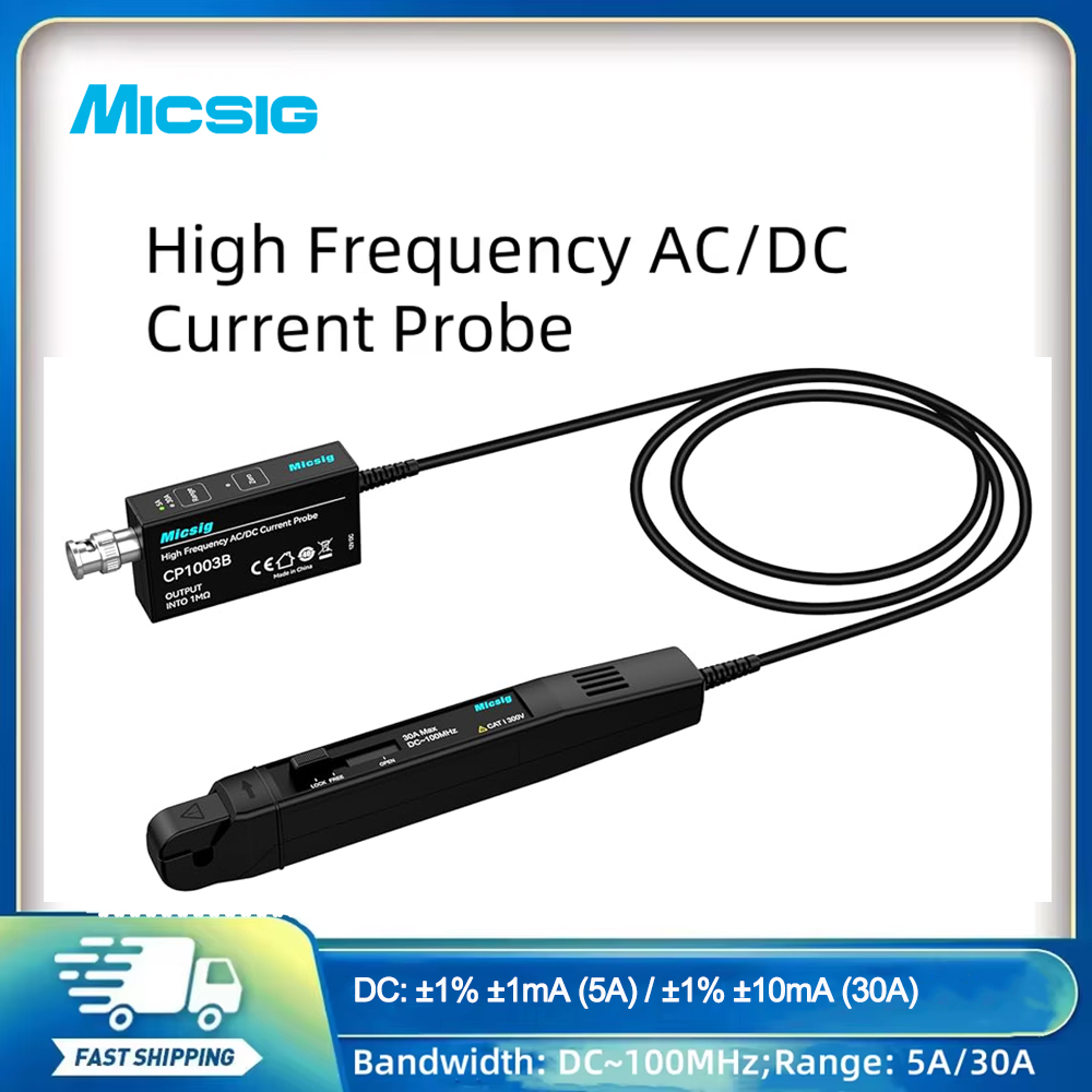 Micsig High Frequency AC/DC Cu - Current Probe Ac Dc 50Mhz Oscilloscope 评论和价格
