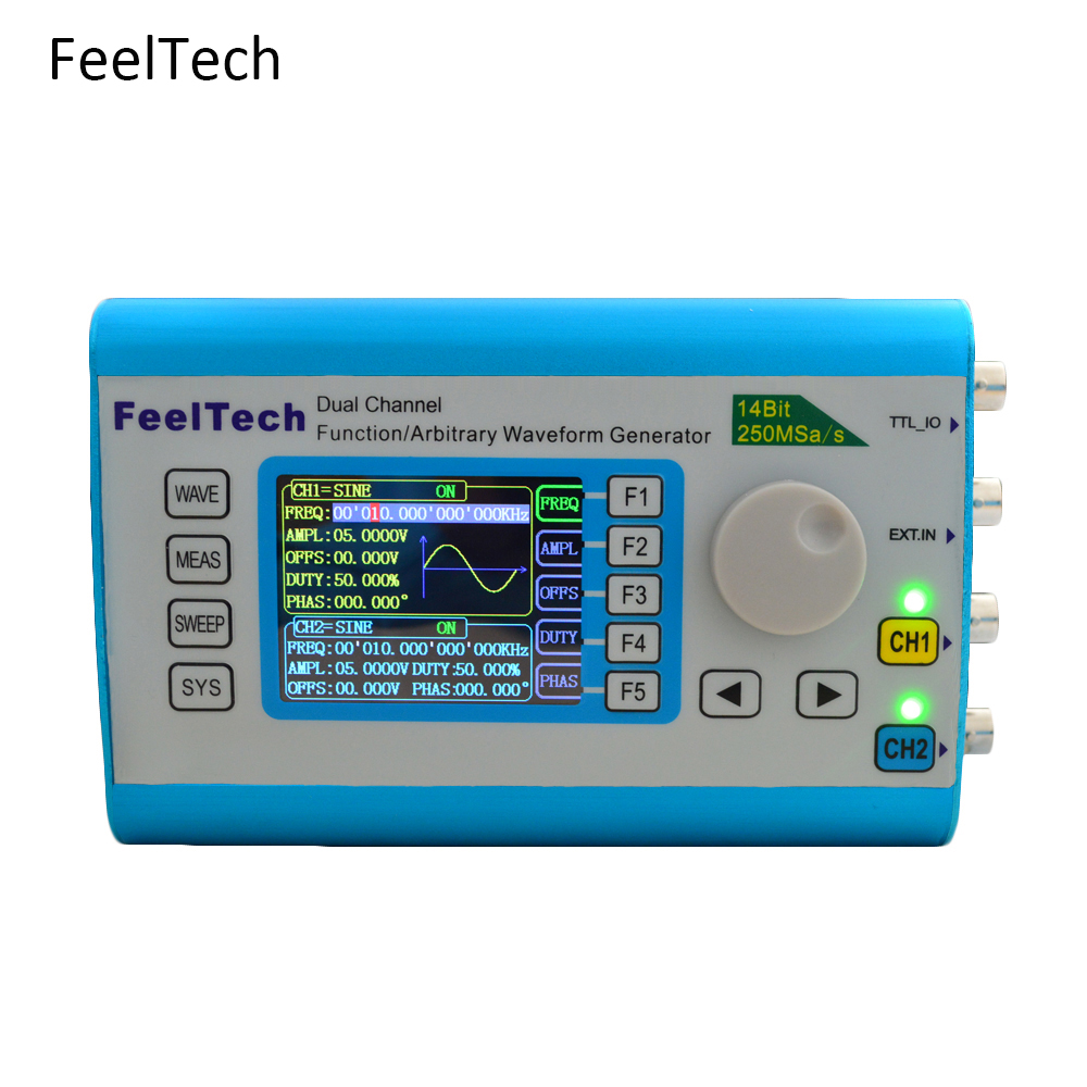FY6300 250MSa Function Arbitra - Dual Channel Arbitrary Waveform Function Generator 60Mhz 评论和价格