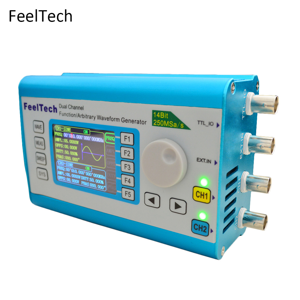FY6300 250MSa Function Arbitra - Dual Channel Arbitrary Waveform Function Generator 60Mhz 评论和价格