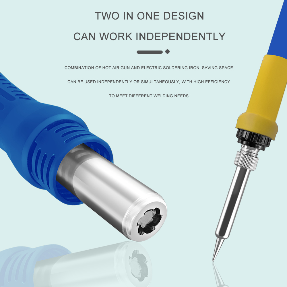 2 In 1 Digital Soldering Stati - Smd Rework Station Hot Air Soldering 2 In 1 评论和价格