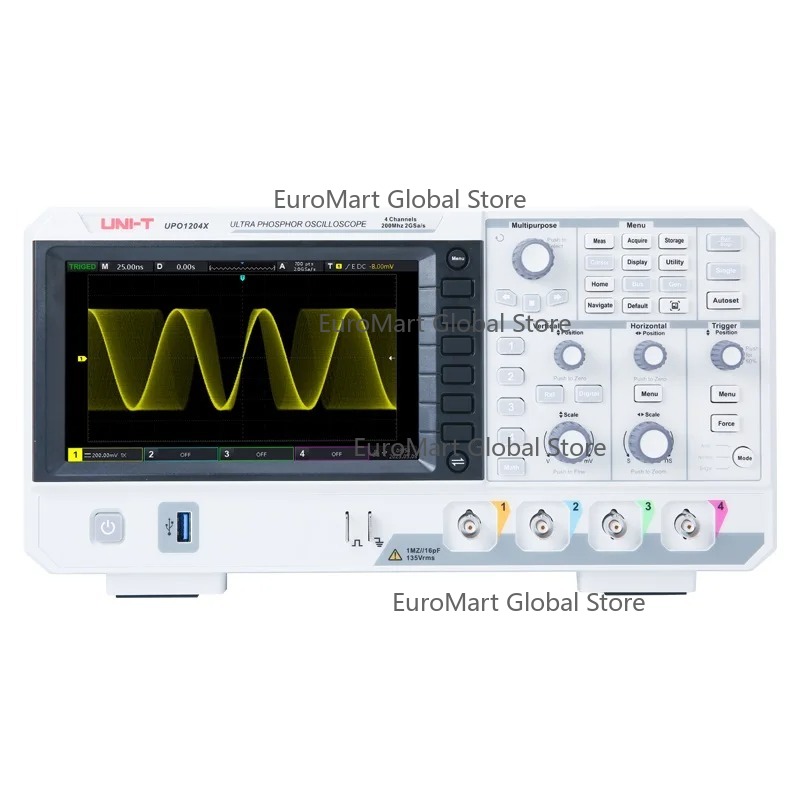 UPO1104X 100MHz Digital Oscill - Digital Storage Oscilloscope 4 Channel 100Mhz 评论和价格