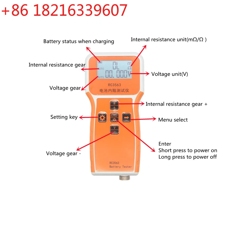 TAO New RC3563 High-precision  - Battery Internal Resistance Tester Four Wire 评论和价格