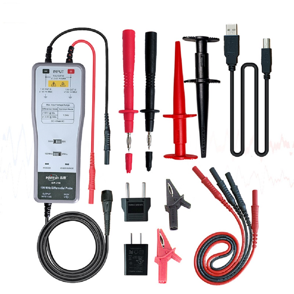 PINTECH DP-210 High Voltage Di - High Voltage Differential Probe 100Mhz 1300V 评论和价格
