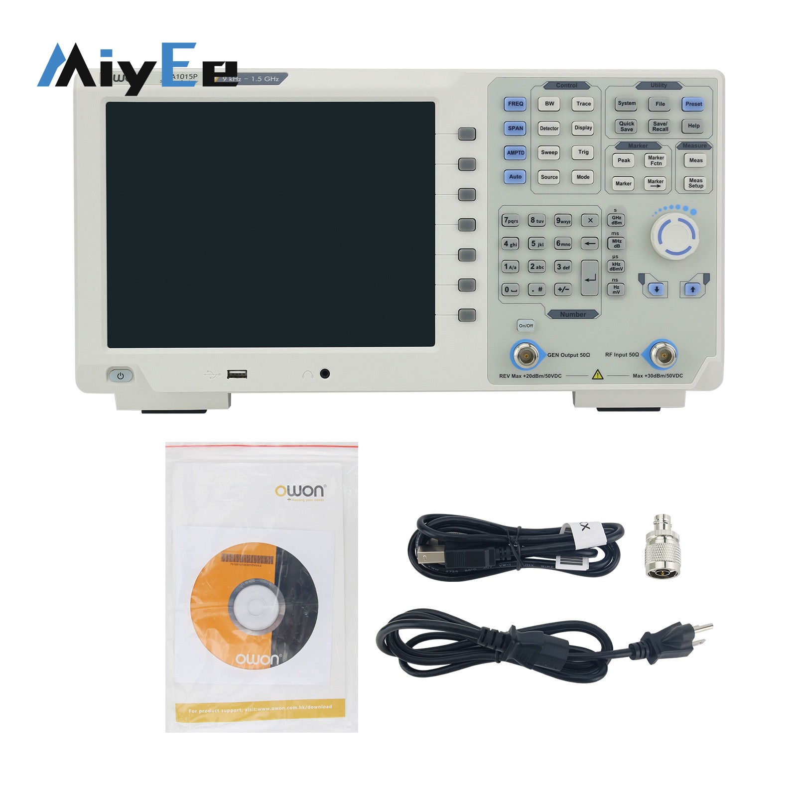 OWON XSA1015P-TG XSA1032P-TG S - Spectrum Analyzer Tracking Generator 1.5Ghz 评论和价格