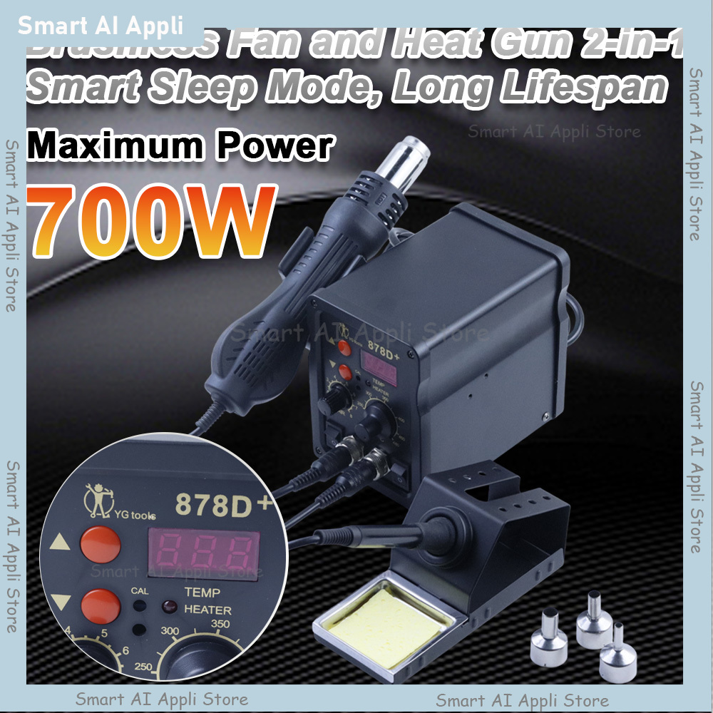 2 in 1 Soldering Station with  - Smd Rework Station Hot Air Soldering 2 In 1 评论和价格